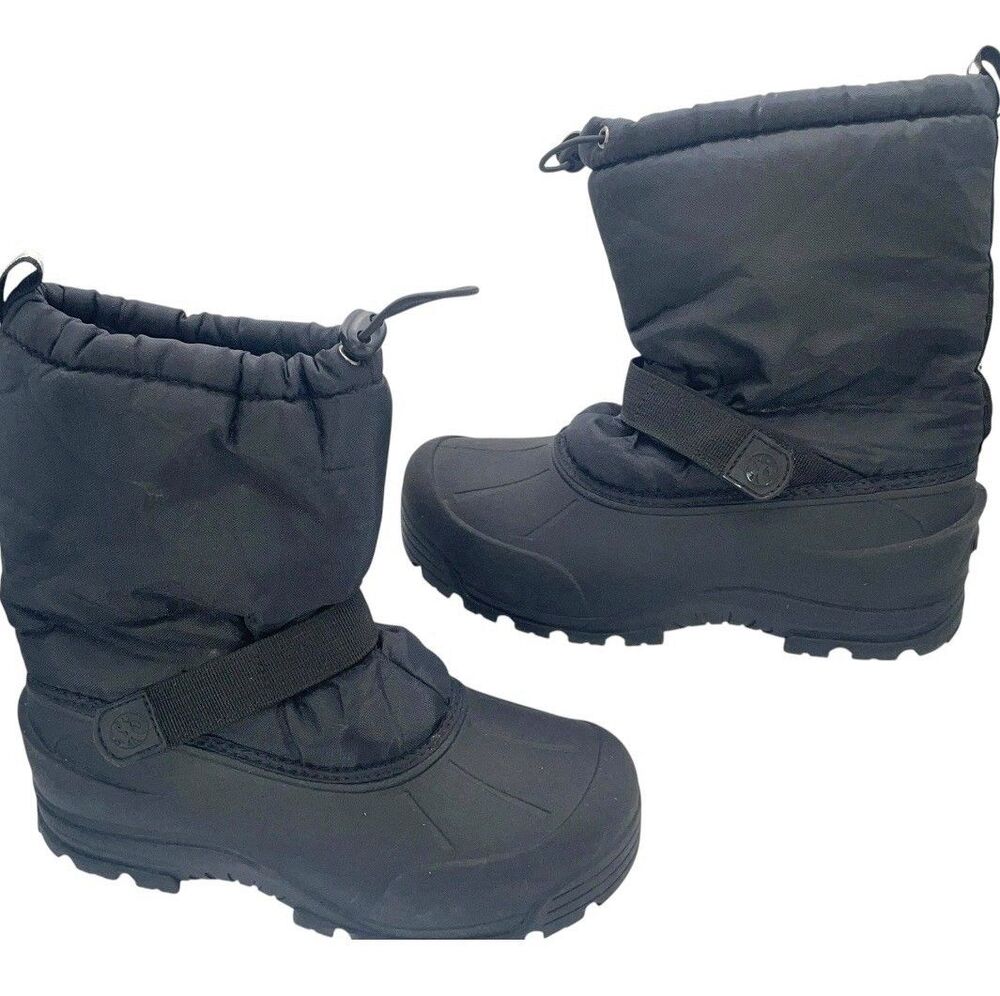 Northside Winter Snow Boots Black Waterproof Thinsulate Womens Size 7